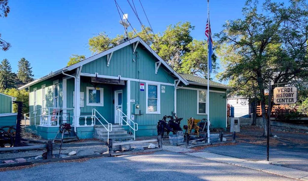 The Verdi History Center at 740 W 2nd Street, Verdi, NV